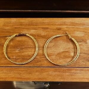 Elegant Gold Hoop Earrings